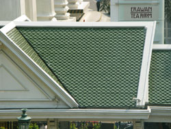 green roof tile